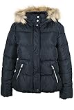 Blau Q/S designed by - s.Oliver Damen Winterjacke mit Fake Fur Dark Blue L