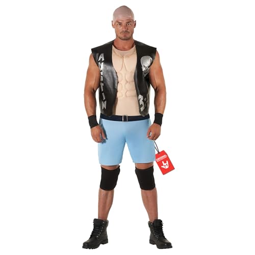 Morph Stone Cold Steve Austin Costume, Men, WWE Costume, XL