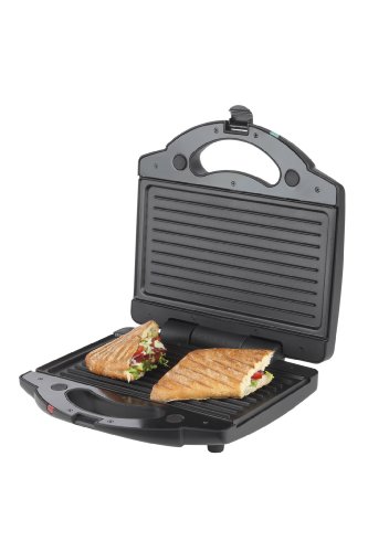 Korona 47016 - Sandwichera 2 en 1 (para tostadas XXL, 2 pares de bandejas intercambiables)