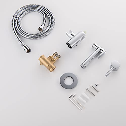 Pulvérisateur de bidet chromé WC douchettes de toilettes - 6