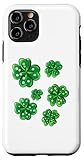 iPhone 11 Pro Green tops for women four leaf clover 4 leef Irish shamrock Case