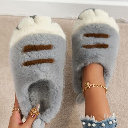 Cat Paw Slippers, Winter Warm Platform Cat Feet Slippers, Cute Fluffy Animal Cat Paw Slippers for Women4
