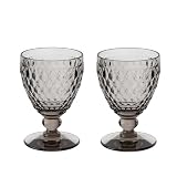 【正規輸入品】 Villeroy & Boch(ビレロイ&ボッホ) 「 ボストン 」 ワイングラス スモーク ペア 直径約8×高さ12cm 容量約120ml ペアグラス お祝い 結婚祝い 結婚記念日 誕生日 ギフト プレゼント 贈り物 食洗機対応 ドイツ製 315821