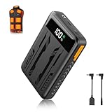 電熱ベスト バッテリー DC7.4V高出力 モバイルバッテリー 40000mAh 大容量 ヒーターベスト 専用電池 USB to DC3.8mm&DC3.8mm to 4.0mmケーブル付き Type-C入力ポート 急速充電 PSE認証済 電熱ジャケット/電熱ウェア/加熱ベスト/防寒ベスト/電熱ズボン/電気毛布/スマホ 各種対応 防寒对策 防災グッズ 男女兼用 スマホ充電器