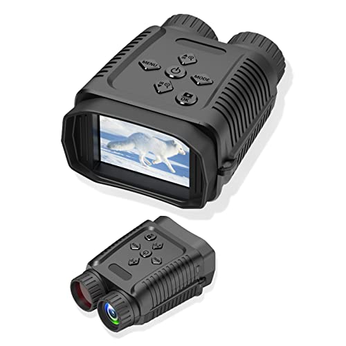 Amazon | Maswater ナイトビジョン双眼鏡 小型 1080Pビデオ 36MP