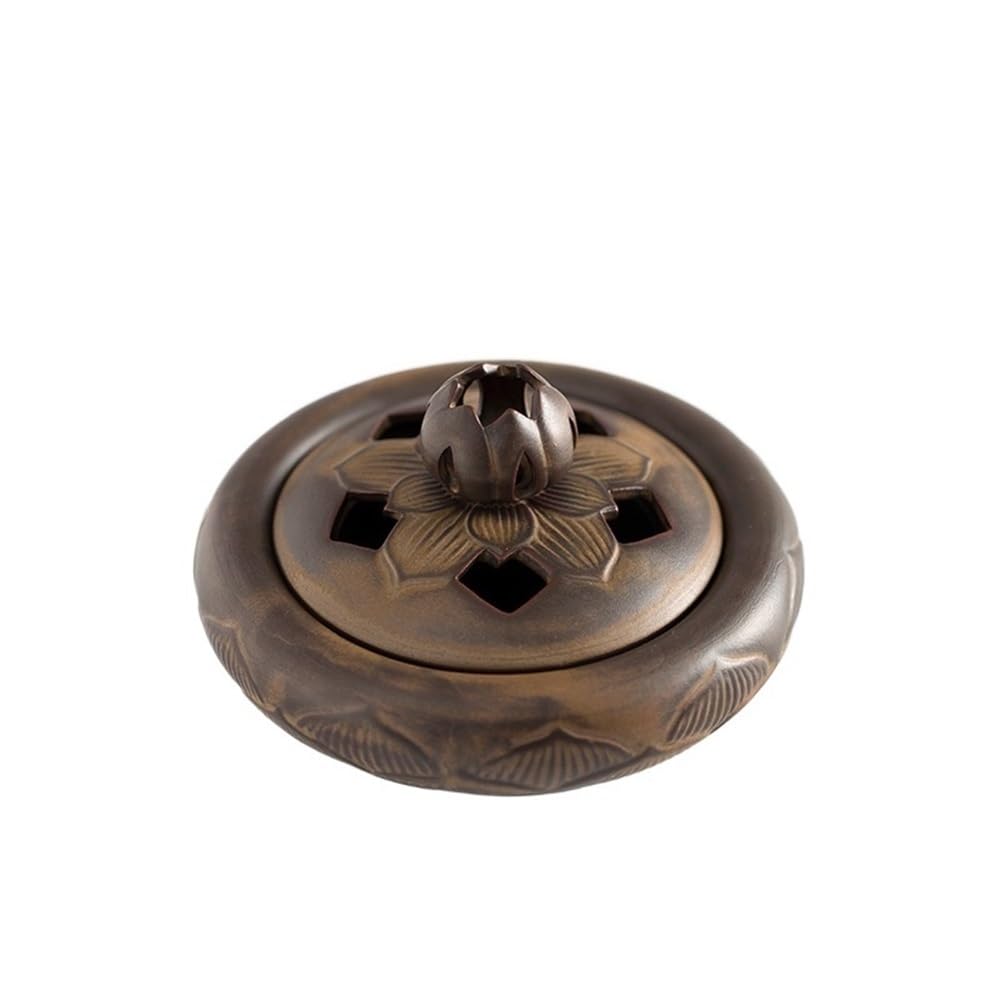 Incense Holders Creative Ceramic Small Incense Burner Household Lotus Holder Decorative Ornaments