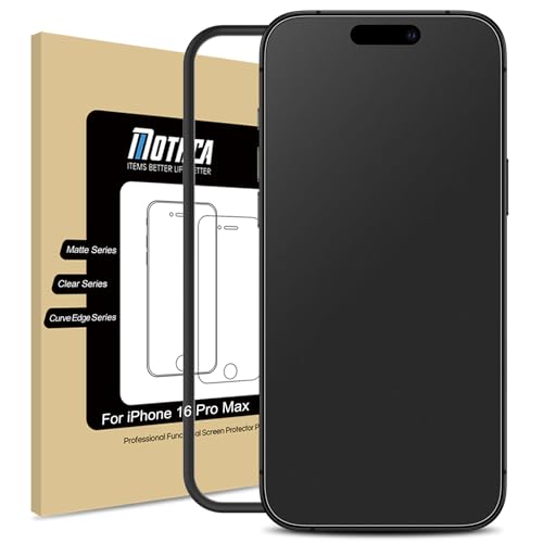 Mothca Matte Glass Screen Protector for iPhone 16 Pro Max (6.9 inch) Anti-Glare & Anti-Fingerprint...