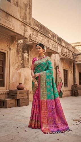 OWLSKY, SASSY & STYLO patola silk saree – image 5