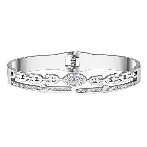 Bracelet œil bleu charms œil du diable protection femmes
