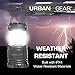 Lewis N. Clark Collapsible Camping Lantern | LED Portable Lantern for Indoor or Outdoor Use | Waterproof Lamp with Batteries Included | for Camping, Backpacking, Hiking, or Power Outage | Gray
