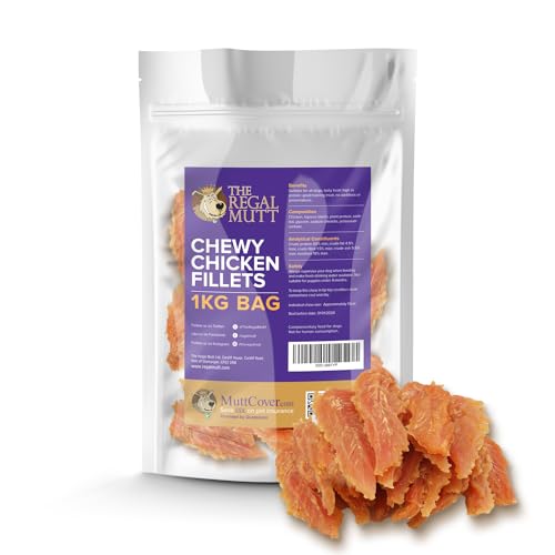 The Regal Mutt - Chewy Chicken Fillets - 1kg Bag
