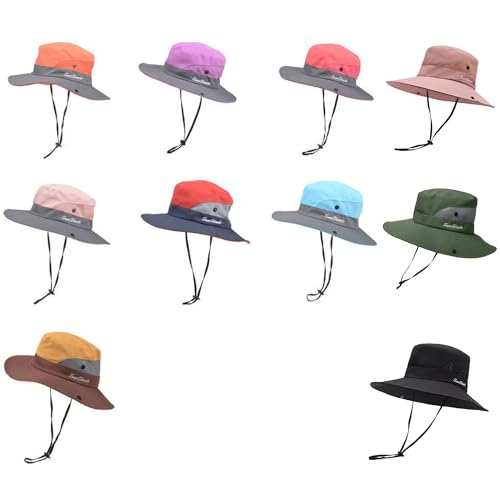 Sombrero de sol unisex con ala ancha para exteriores miniatura 7