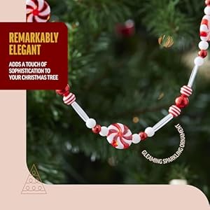 Klikel Christmas Acrylic Candy Garland 9 Feet Long