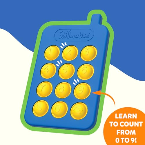 Image of Skillmatics Push & Pop for Kids - Sensory & Fidget Toy, Pretend Play, Food-Grade Silicone, Waterproof, Travel Toy, Child-Safe, Fine Motor Skills, Gifts for Infants 9-24 Months, Multicolor