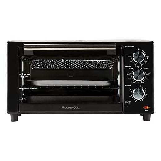 PowerXL Air Fryer Grill 8 in 1 Roast, Bake, Rotisserie, Electric Indoor Grill (Black Standard No Rotisserie)