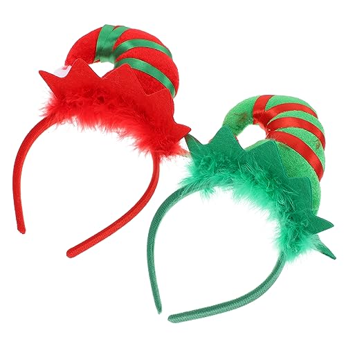 LALADEFIEE 2 GtnbgJ`[V christmas headband Xq Gt̂Ԃ RX`[ NX}X Ղ̃p[eB[̏ p[eB[̓ t@ubN