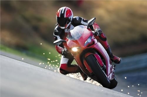 Espejo retrovisor de motocicleta Suzuki SV650 con luz de giro para ciudad 6