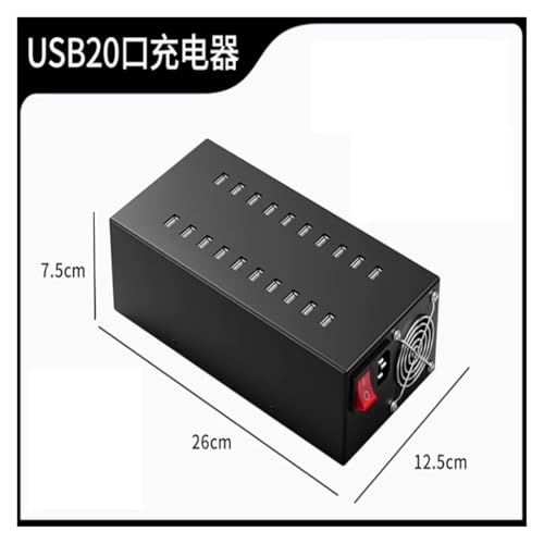 Cargador Power Porous 200W con 20 USB miniatura 2