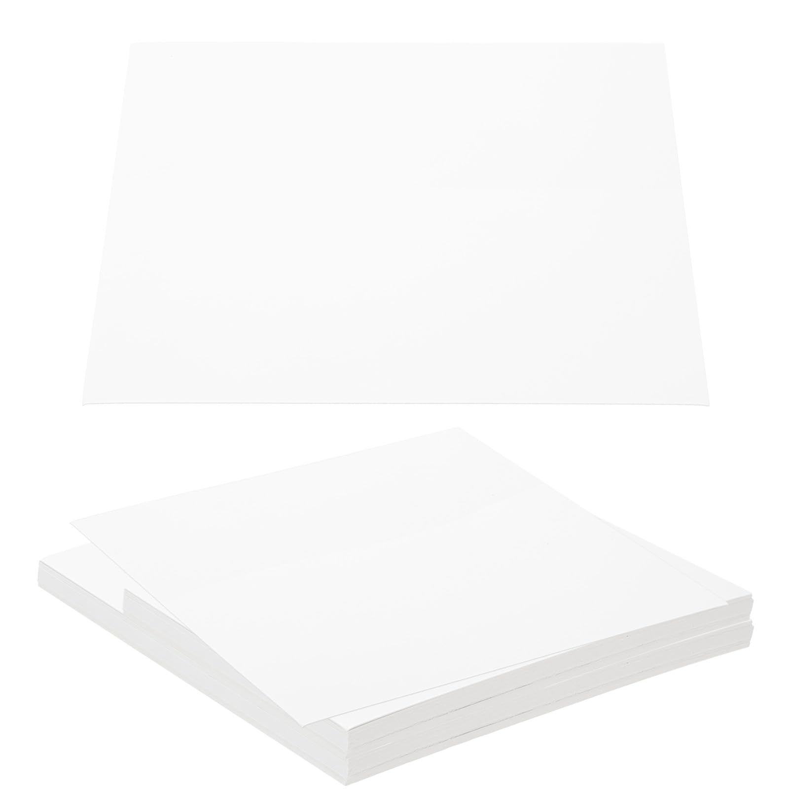 PATIKIL 12x12x0.02" Chipboard Sheets, 40Pcs 20PT Thick Book Board Binders Board Sturdy Bookbinding Supplies for Book Binding Cover, White