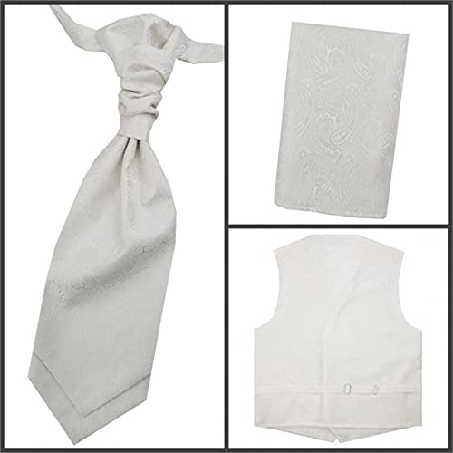 ME&SLEEVE Men's Paisley Design Business Formal Waistcoat Casual Suit Tuxedo Dress Vest3