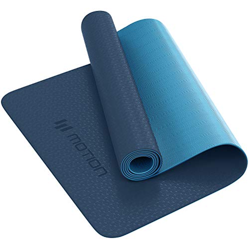 Classic Pro Yoga Mat - TPE Eco Friendly Non Slip Fitness Mat for Yoga, Pilates & Gymnastics - 183 x 61 x 0.6CM (Blue)