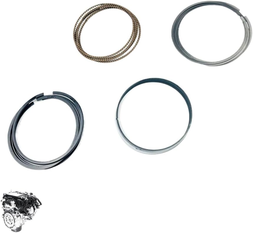 Piston Ring Set 6M51-6148-BA 6M516148BA Compatible With Mondeo 2.0 Winning 2.3 GTDi Engine 4 Cylinder