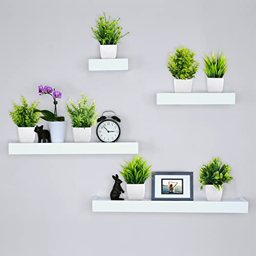 image for AOKE Fake Plants Mini Potted Artificial Plants, 8 Pack Artificial Plas