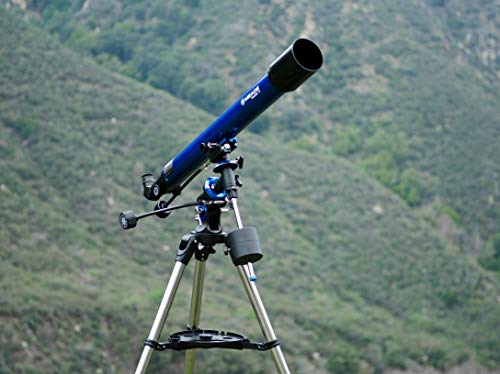 Meade Instruments – Polaris 70mm Aperture, Portable Backyard Refracting Astronomy Telescope for Beginners –Stable German Equatorial (GEM) Manual Mount – Multiple Eyepieces & Accessories Included
