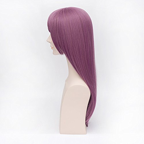 60cm Anime Cosplay Long Purple Wig - Image 3