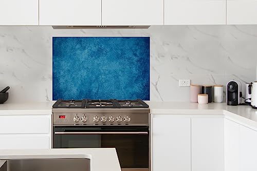 Protector antisalpicaduras cocina 100x65 cm KitchenYeah de chapa de aluminio con acabado hormigón 3