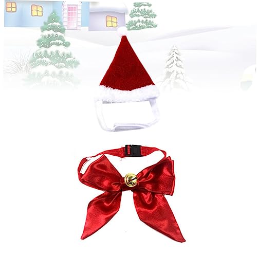 Set de Corbata y Sombrero Navideño para Perro Kisangel miniatura 5