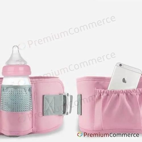 Bolsa canguru ergonômico bebê rosa mamãe 12 posições 3 em 1