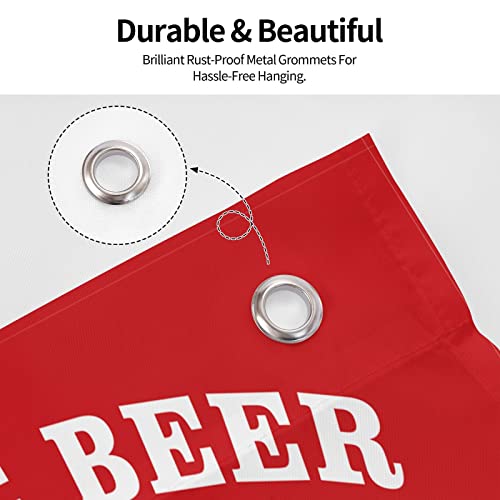 Drapeau rétro Make Beer Disappear 152 x 244 cm pour déco de chambre