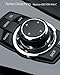 Multimedia IDrive Knob Control Button Fit for BMW 1 3 5 X1 X3 X5 X6 F10 F20 F22 F25 F30 F34 F36 Some Models, Media Radio Controller Knob Set Replace 6582 9206 446-C, Model A