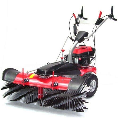 Kombi Benzin Kehrmaschine 55743 Motorbesen 1000mm E-Start Kehrbesen Schneefräse AWZ