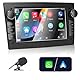 Autoradio für OPEL Zafira Corsa Vivaro Vectra Antara Sigum Combo Astra Meriva Kompatibel Carplay Android Auto, 7 Zoll Touchscreen mit Radio Bluetooth/FM/AM/USB/DSP/RDS/Mirror Link - Schwarz