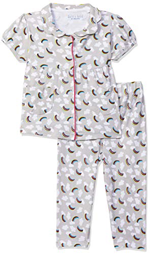 Mom’S Love Baby Girl’S Sleepsuit (Mls21286Xxgntw_Acru Melange_0-3 Month
