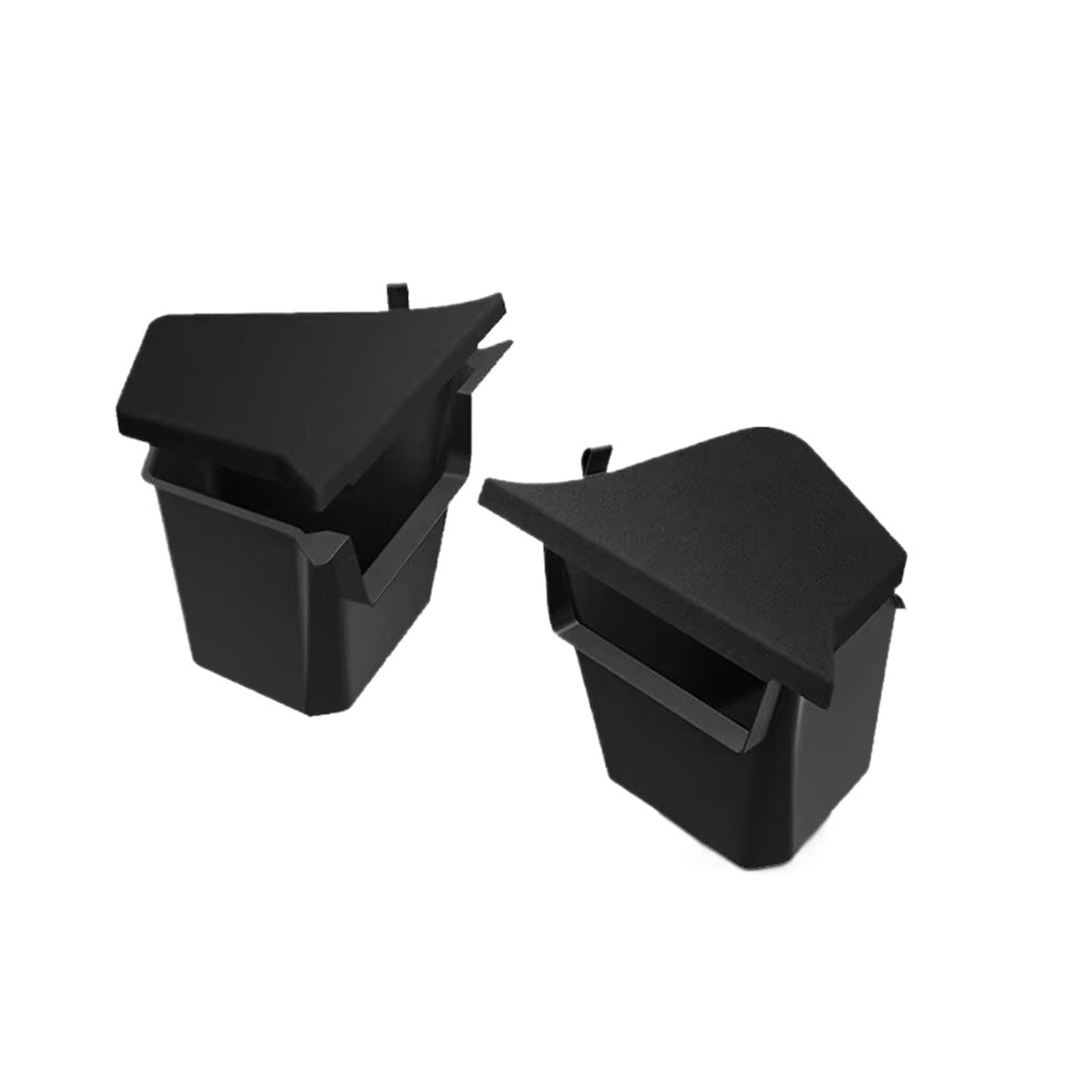 Dtpnoa Cargo Cover For Tesla New For Model Y 2025 For Launch For Juniper Rear Trunk Side Storage Box With Flocking Or TPE Lids Covers And Drawstring Rear Trunk Parcel Shelf