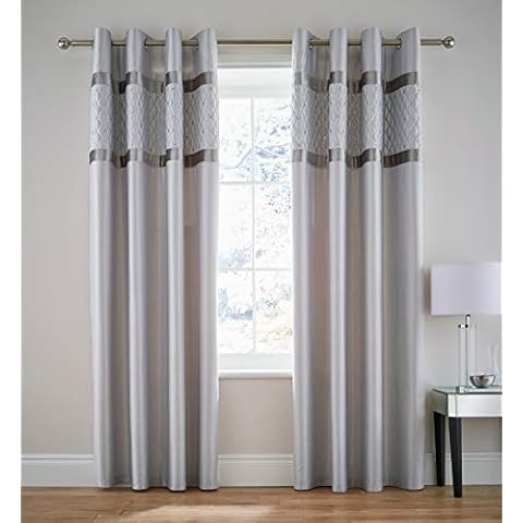Cortinas de paneles Catherine Lansfield racimo de Lentejuelas Cover