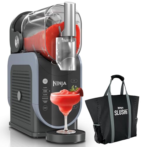 Image of Ninja FS301 SLUSHi 88 oz. Frozen Drink & Slushie Machine (Renewed) Bundle with Ninja SLUSHi Travel Party Tote Black