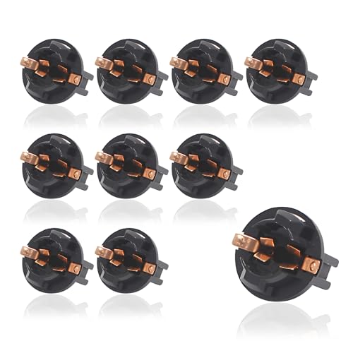 10 PCS Base de lámpara T10 para indicador de vehículo miniatura 1