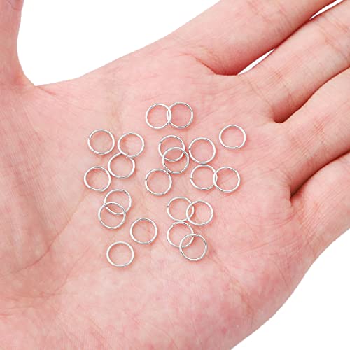 Beadia Platinum Plated Jump Rings Non Tarnish 7Mm 300Pcs For Jewelry Making Findings #TOP2