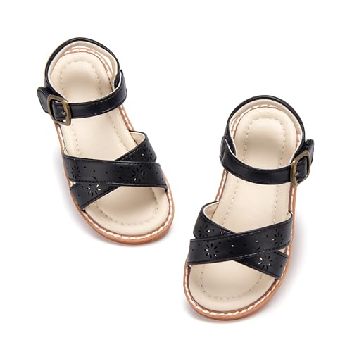 Image of ESTINE Girls Sandal Dress Shoe for Toddler /Little Kid Party School Shoe