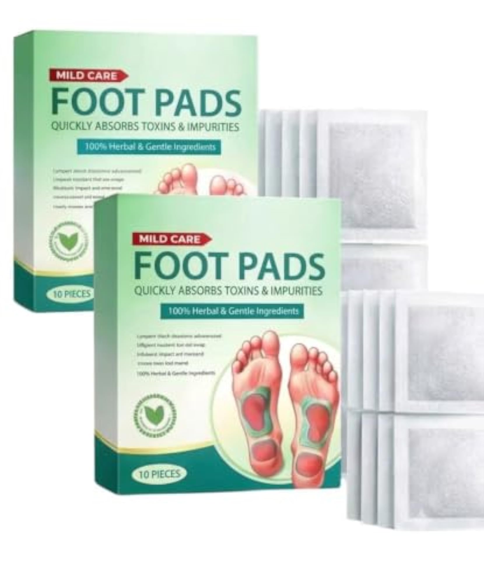 Mild Care Detox Foot Pads with Acupoint Massage