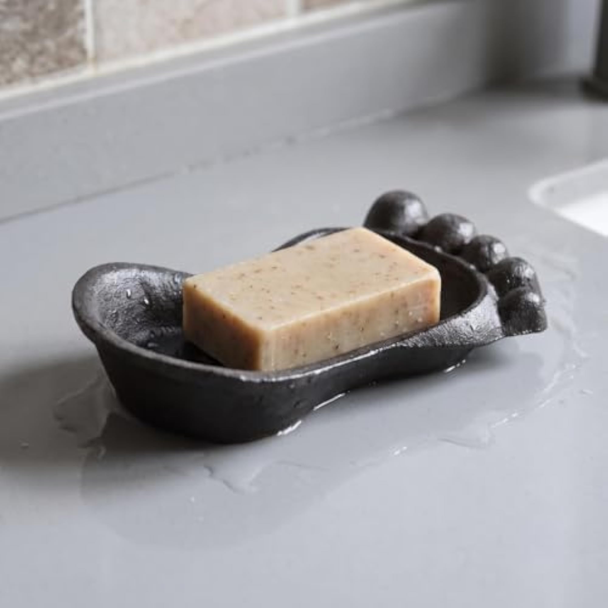 Cast Iron Soap Dish Rustic Decorative Soap Holder