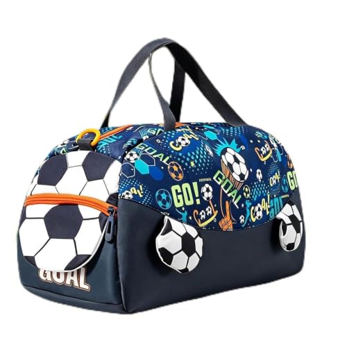 SKIKHN Bolsa de Deporte para Niños,45x20x24 cm Bolsas Piscina Niño,Balón de Fútbol Azul Bolsas Deporte Infantil,Bolsaes de Playa,Niños Mochila de Fitness para Viajes Deportivas en el Gimnasio