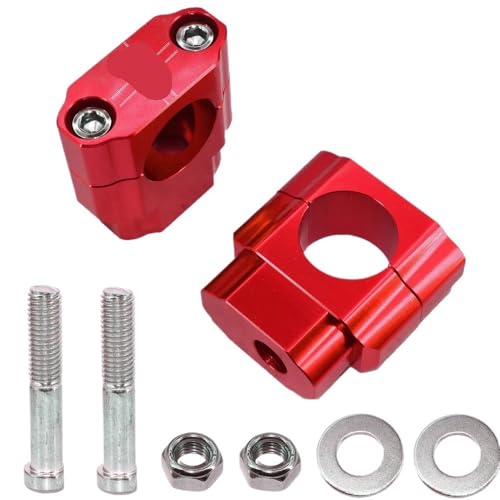 Adaptateur Guidon Moto CNC 28mm Support Haut de Gamme en Aluminium Anodisé de Précision