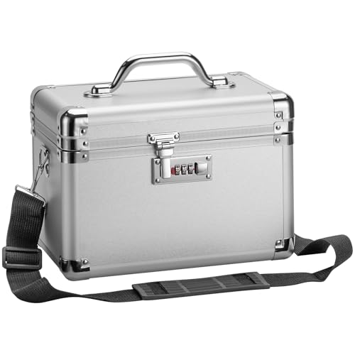 Vilcjson Combination Lock Box, Security Storage Case for Personal Items