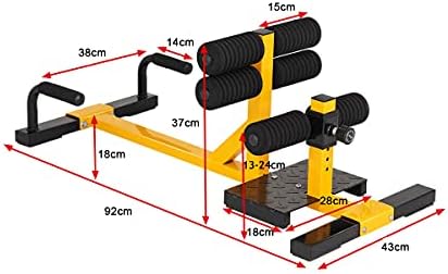 GYMAX 3-in-1 Sissy Squat Machine, Multi-Function Padded Push Up Deep Leg Bench with Adjustable Height, Home Gym Work Out Leg Fitness Equipment