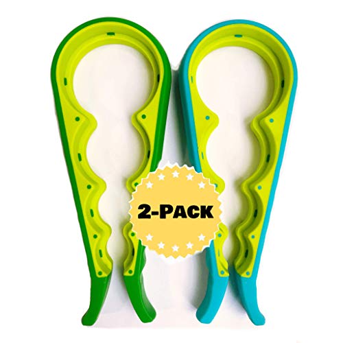 2 PCS Premium 4-in-1 Easy Grip Jar and Bottle Opener, Jar Opener For